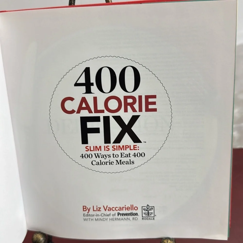 400 Calorie Fix Cookbook by Liz Vaccariello - Red Cover